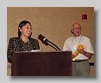 150  Jo Anne Martinez presenting the Horticulture Sweepstakes award to Ben Paternoster  [JMH]